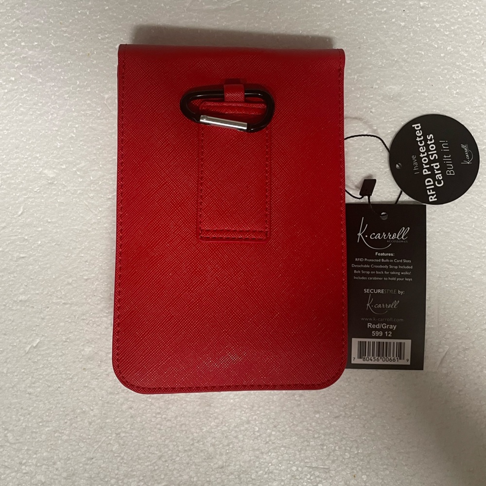 NWT K Carroll Crossbody RFID card slots. Big enough 4 most phones, cards & money - Picture 8 of 12